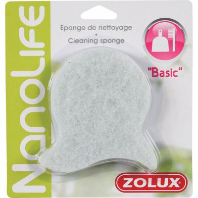 ZOLUX Eponge de nettoyage Basic pour aquarium couleur blanche 