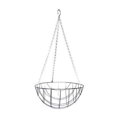ESSCHERT DESIGN  - Panier suspendu M&eacute;tal noir 30 cm. Noir. Marque : . R&eacute;f. : BPH127 - Noir