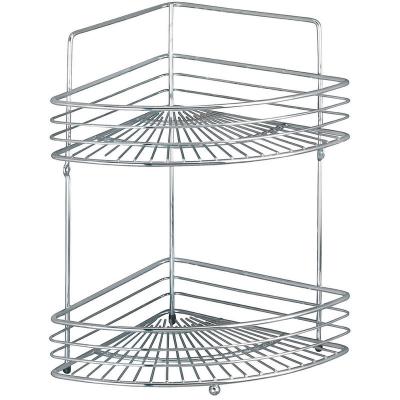 Wenko 16821100 etag&egrave;re d'angle 2 niveaux mod&egrave;le milano