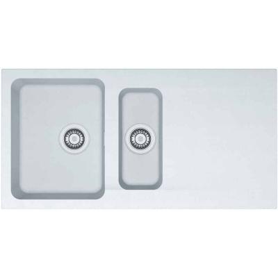 FRANKE Evier  Orion Tectonite OID651 - Blanc Artic (mouchet&eacute;)
