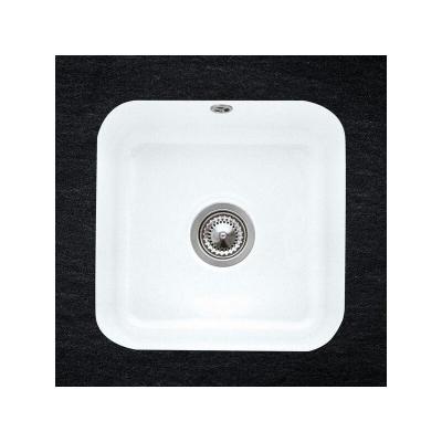 VILLEROY & BOCH Evier sous plan c&eacute;ramique blanc Villeroy & Boch CISTERNA 1 bac 445x445