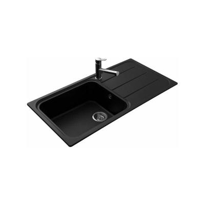 EWI Vier granit noir  oglio 1 grand bac 1 &eacute;gouttoir - noir