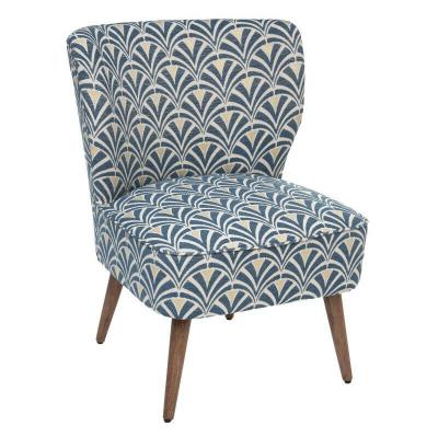 ATMOSPHERA CREATEUR D INTERIEUR Fauteuil Chiara - Bleu - Atmosphera cr&eacute;ateur d'int&eacute;rieur