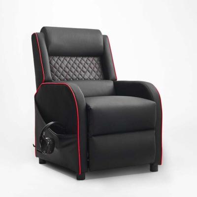 LE ROI DU RELAX Fauteuil gaming inclinable ergonomique avec repose-pieds en similicuir challenge 