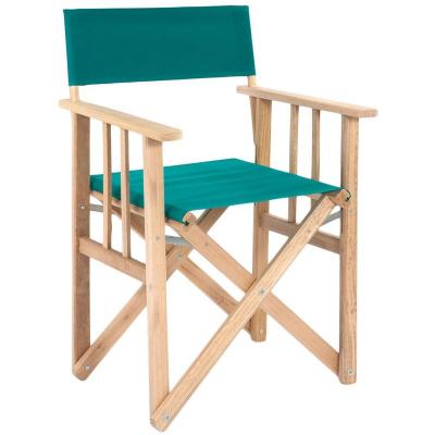 LONA  - Fauteuil pliable r&eacute;alisateur en eucalyptus - Vert