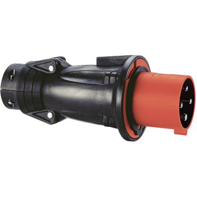 LEGRAND Fiche Droite Male 63 Amp&egrave;res 3P+T Ip44 Rouge -  Hypra 53853