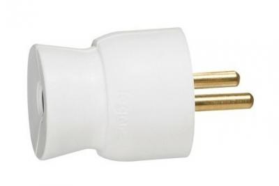 LEGRAND  - Fiche 2P+T Monobloc - 16 A - Blanc