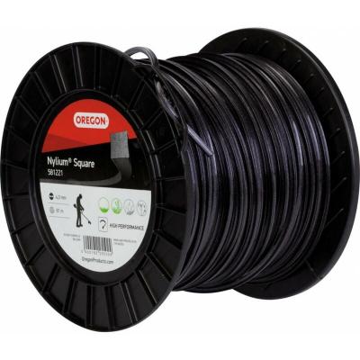 OREGON Fil d&eacute;broussailleuse Carr&eacute; Nylium Noir &oslash;4.0mm/81m  581221 5400182255024