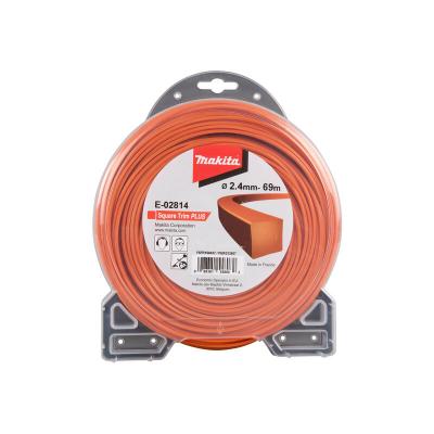 MAKITA Fil carr&eacute; Square Trim+  2,4 mm x 69 m - E-02814