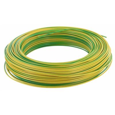 MIGUELEZ Fil &eacute;lectrique h07vu vert / jaune, 1.5 mm&sup2; L.100 m
