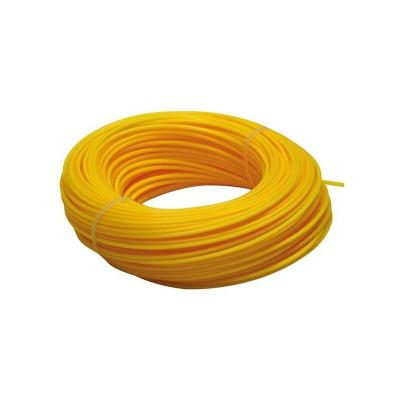 TOOLLAND  Fil pour coupe-bordure, nylon, jaune, 2 mm, 100 m