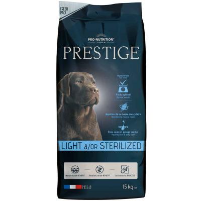 FLATAZOR  - Croquettes Prestige Light Sterilized pour Chien - 15Kg