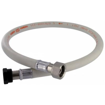 EUROGAZ Flexible caoutchouc &eacute;crous sertis - 1,5 m - 