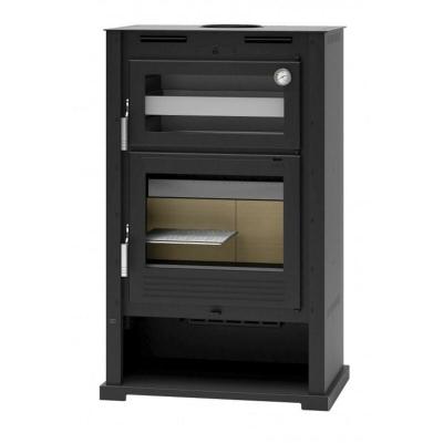 FM CALEFACCION FM Po&ecirc;le &agrave; bois turbo M-107 T 9,5kW avec portes en fonte et four inox