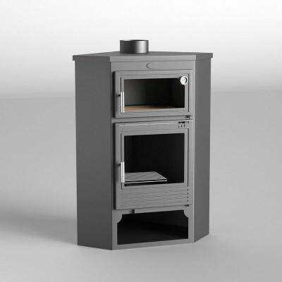 FM BIOMASA  M-105-H PO&Ecirc;LE &Agrave; Bois DE Coin en Acier avec Four ET B&Ucirc;CHER