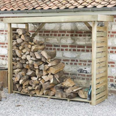 CERLAND B&ucirc;cher en bois DALLAS 2,8m3, avec toiture plate et plancher