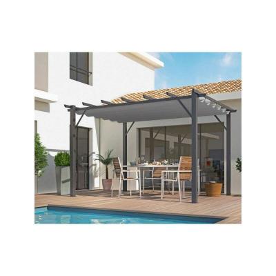 HABRITA Pergola autoportante manuelle aluminium  PER4030GG gris 4 x 3 m