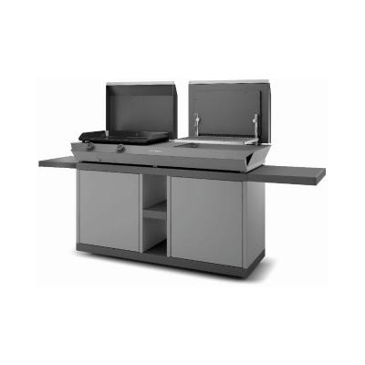 FORGE ADOUR Table roulante pour plancha  COMBI NG 