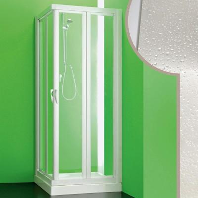 IDRALITE  - Parois cabine de douche en acrylique h 190 mod. Giove cm 70X70 cm avec ouverture pliante