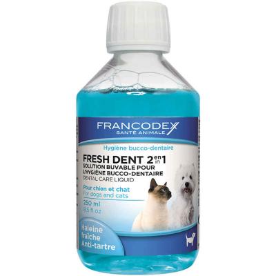 FRANCODEX Fresh Dent 2 en 1 Pour Chiens et Chats 250 ml