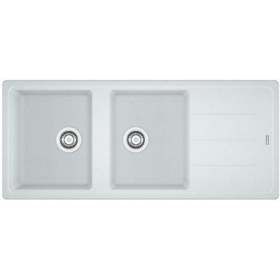 FRANKE  - Evier 2 bacs &agrave; encastrer s&eacute;rie basis - Couleur : blanc