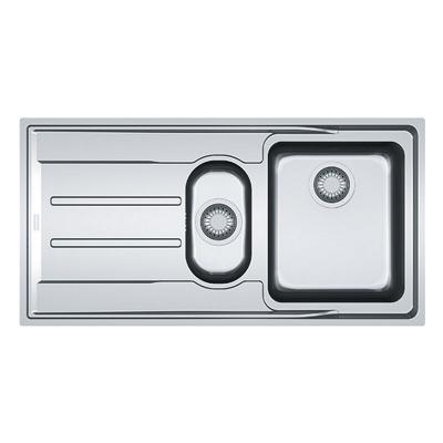 FRANKE evier &agrave; encastrer 51.4cm inox avec siphon - 758005 