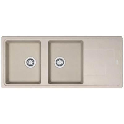 FRANKE Evier Titan Fradura Ttd621 Beige (Sous Meuble 80Cm) 1160X500X190Mm