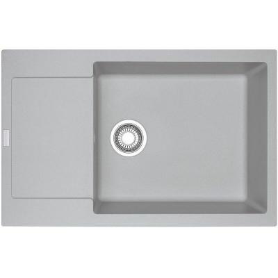 FRANKE Evier Maris cuve g&eacute;ante - Fragranit - 780 x 500 mm - Platinium 