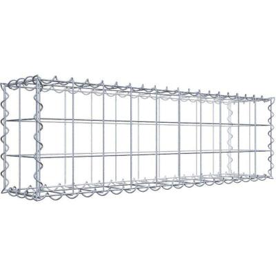 GABIONDECO Gabion 100 cm x 30 cm x 20 cm (L x H x P), maille 10 cm x 10 cm, spirale