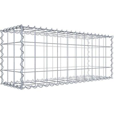 GABIONA Gabion 100 cm x 40 cm x 30 cm (L x H x P), maille 10 cm x 10 cm, spirale