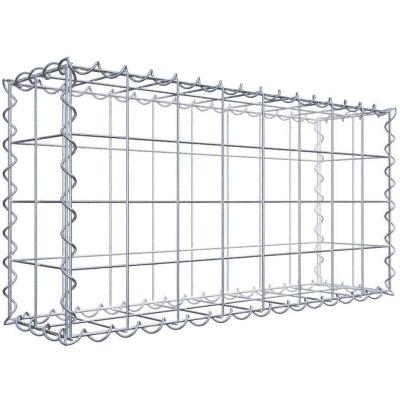 GABIONA Gabion 80 cm x 40 cm x 20 cm (L x H x P), mailles 10 cm x 10 cm, spirale