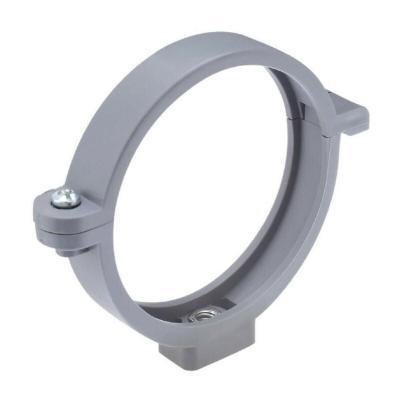 GIRPI  - Collier &agrave; charni&egrave;re pour tuyau d'&eacute;vacuation &Oslash; 63 mm gris