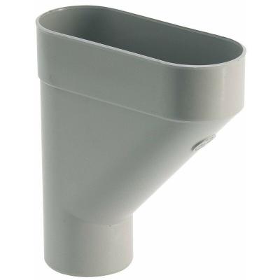 GIRPI Jambonneau pvc pour eaux pluviales - gris - 