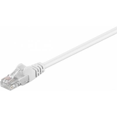 GOOBAY Patchkabel RJ45 U/UTP Cat5e 1,00m wei&szlig;