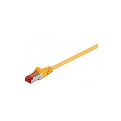 WENTRONIC Goobay 68307 CAT 6 C&acirc;ble de Liaison, S/FTP (PiMF), Jaune, 20m Longueur de C&acirc;ble