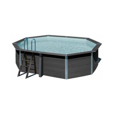 GRE Piscine composite avant-garde ovale 5,24 x 3,86 x 1,24 m - gr&eacute;