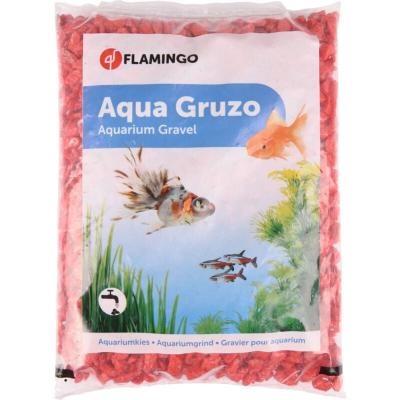 FLAMINGO Gravier Neon Micro Rouge Pour Aquarium  1 Kg