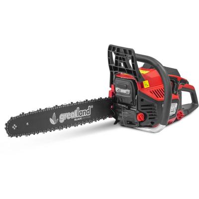  Tron&ccedil;onneuse thermique 58cc - guide 51.5cm - greatland black edition