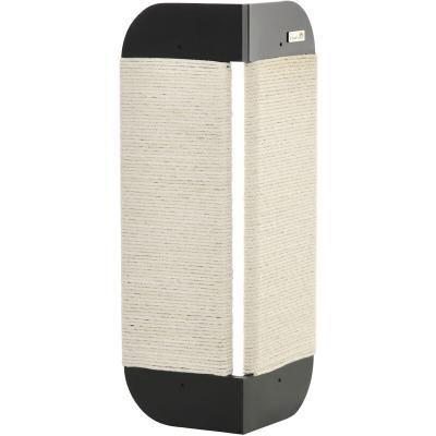 PAWHUT Griffoir grattoir chat d'angle mural jute naturelle