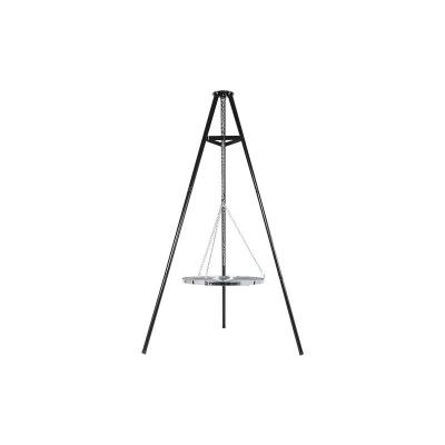 LA HACIENDA Grille de cuisson sur tr&eacute;pied r&eacute;glable d65cm 