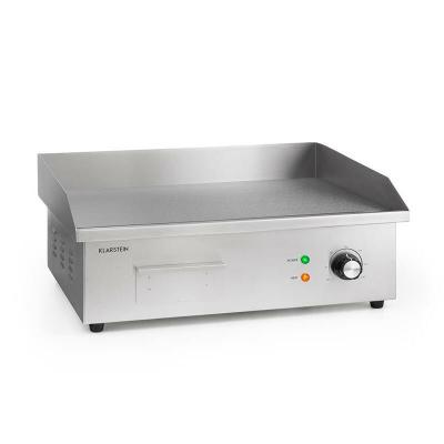 KLARSTEIN Grillmeile 3000G Pro barbecue &eacute;lectrique 3000W plaque de cuisson 54,5 - Argent M&eacute;tallis&eacute;
