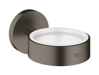 GROHE  - Essentials - Porte-verre/savon, Hard Graphite bross&eacute; 40369AL1