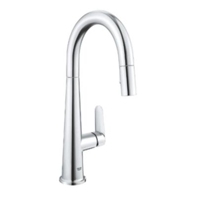 GROHE Mitigeur cuisine veletto bec haut chrom&eacute; douchette extractible