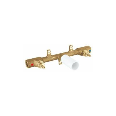 GROHE  32706000 Corps encastr&eacute; m&eacute;langeur mural 3 trous Argent