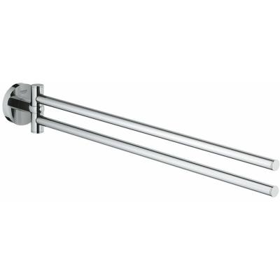 GROHE  Porte-Serviette Essantials, deux bras pivotants, chrome 40371001