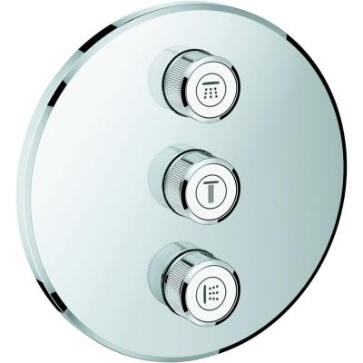 GROHE  29122000 Grohtherm Smartcontrol Panneau de Contr&ocirc;le 3 Sorties, Chrome