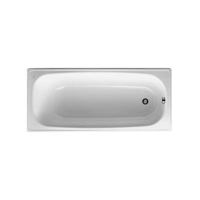 Riga Baignoire droite 160 x 70 cm en acier &eacute;maill&eacute;, Blanc (H2340600000001)
