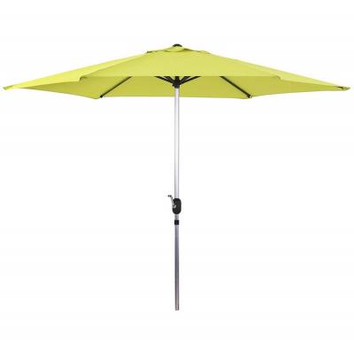 HABITAT ET JARDIN Parasol jardin droit Alu ""Sol"" - Rond - &Oslash; 3m - Vert