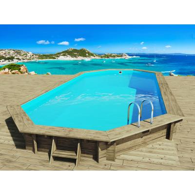 HABITAT ET JARDIN Piscine bois "" Ibiza "" - 8.57 x 4.57 x 1.31 m
