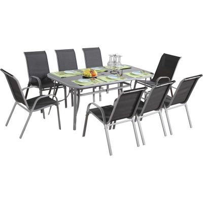 HABITAT ET JARDIN Salon de jardin ""Cordoba XL 180"" - Phoenix - Gris fonc&eacute;